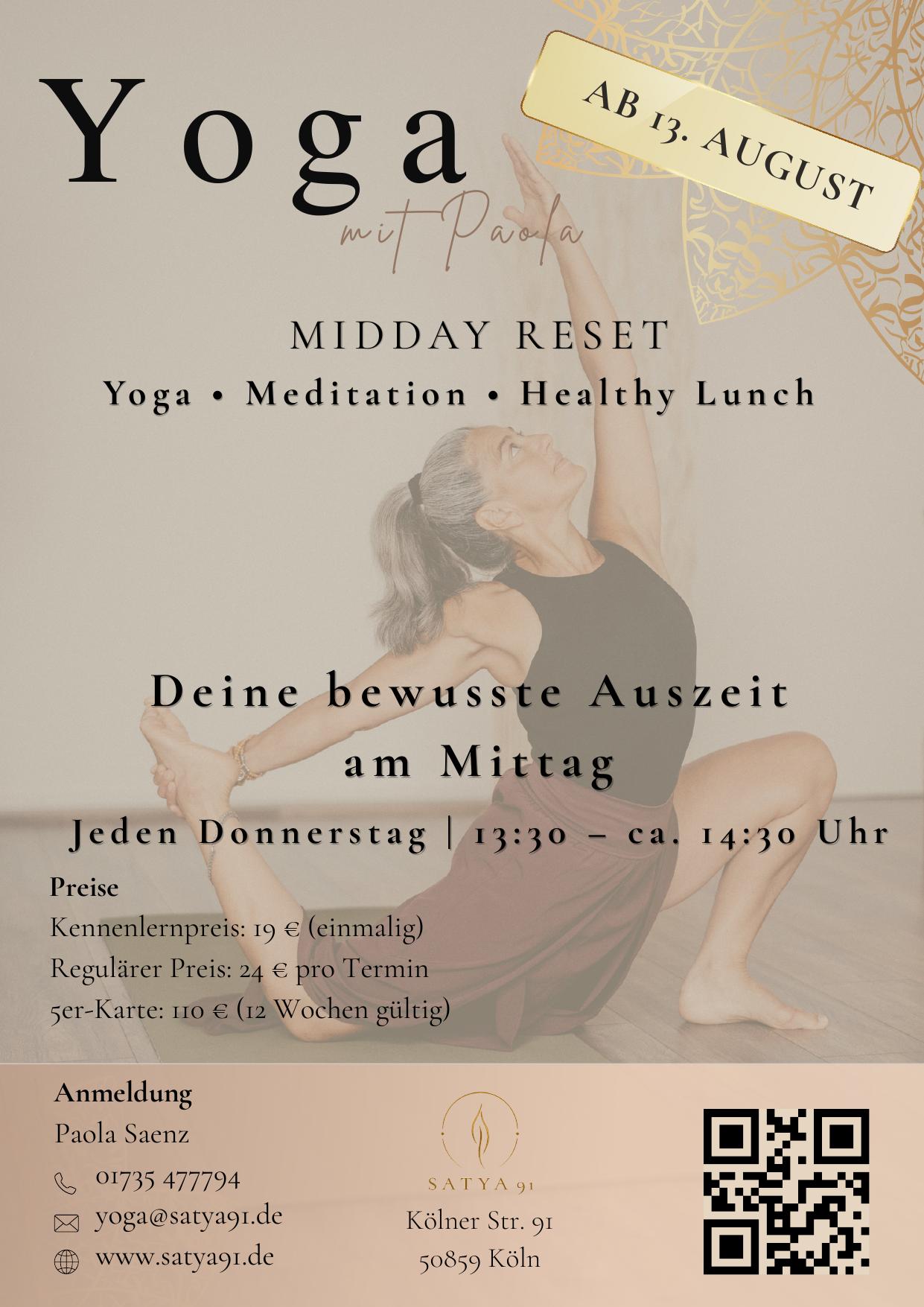 Yoga Midday Reset